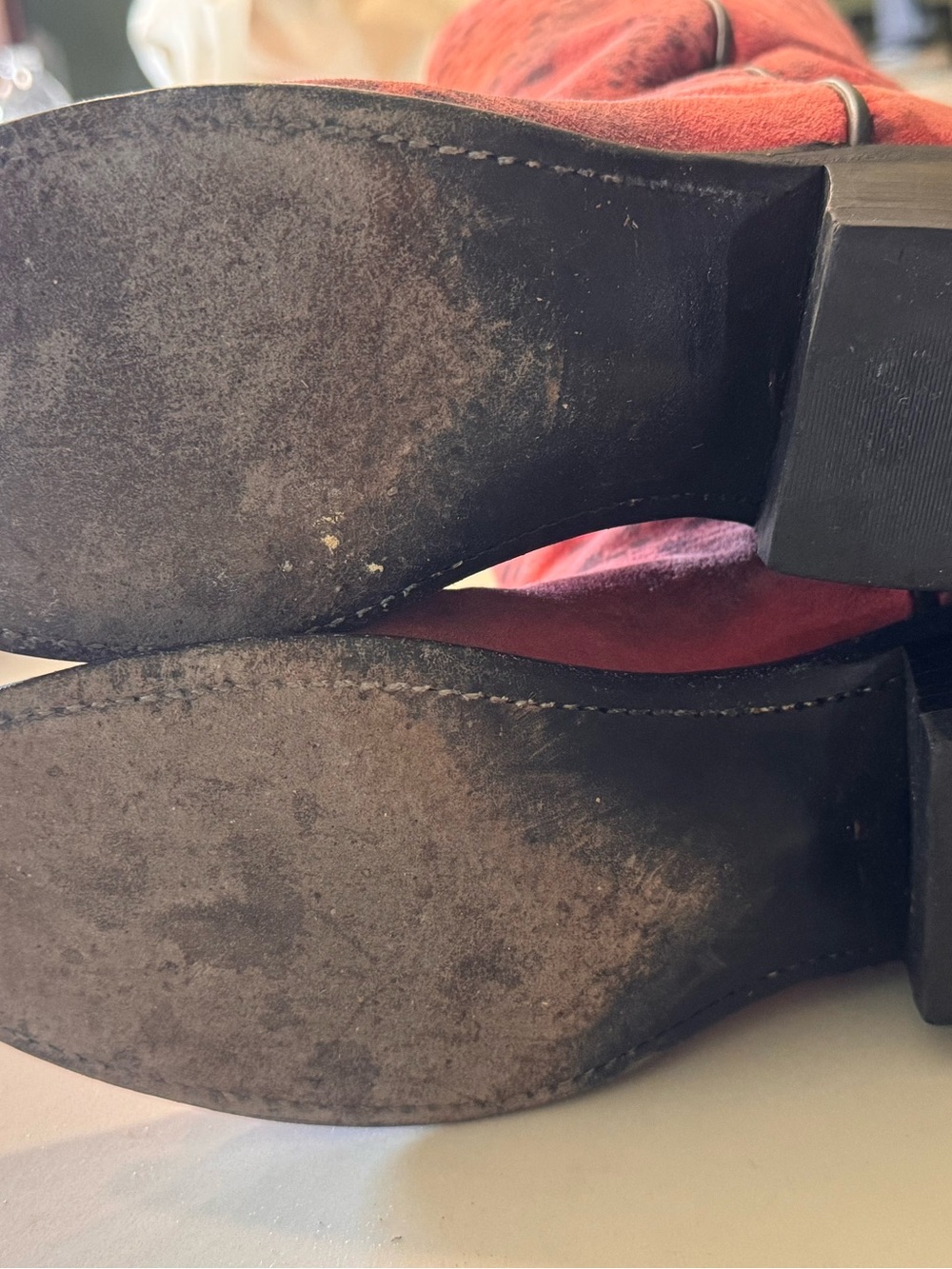 Lucchese Red Leopard-size 7 1/2 C - Picture 7 of 8